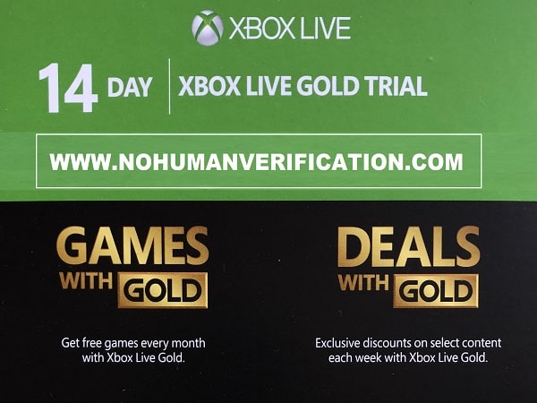 xbox gold 14 day trial